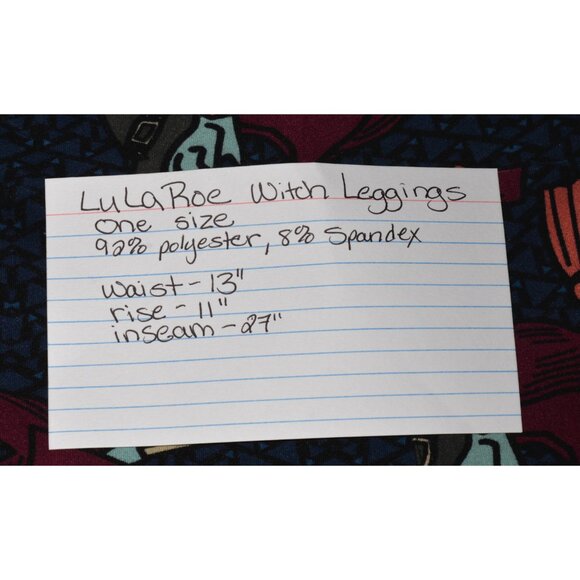 LuLaRoe Witch Leggings size OS - Picture 3 of 3